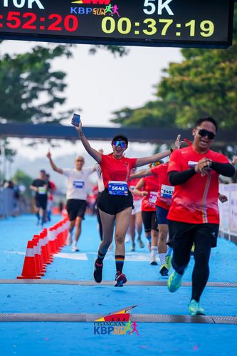 Race photo from CISANGKAN KBP CITY RUN 2025