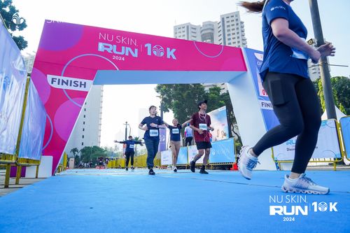 Race photo from Nu Skin Run 10K