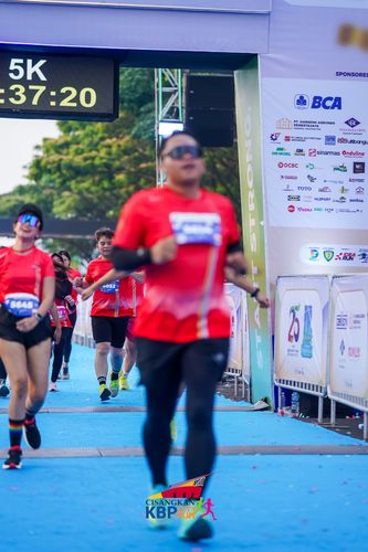Race photo from CISANGKAN KBP CITY RUN 2025
