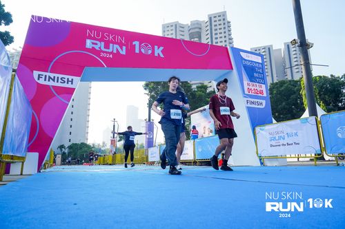 Race photo from Nu Skin Run 10K