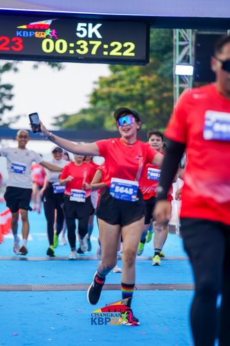 Race photo from CISANGKAN KBP CITY RUN 2025