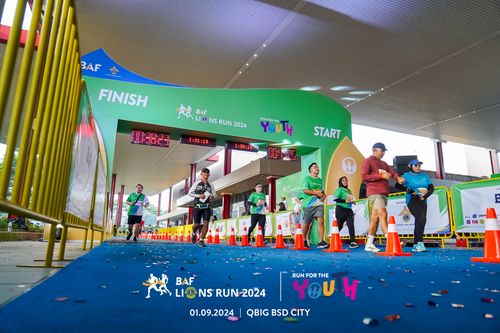 Race photo from BAF LIONS RUN 2024