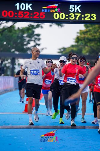 Race photo from CISANGKAN KBP CITY RUN 2025