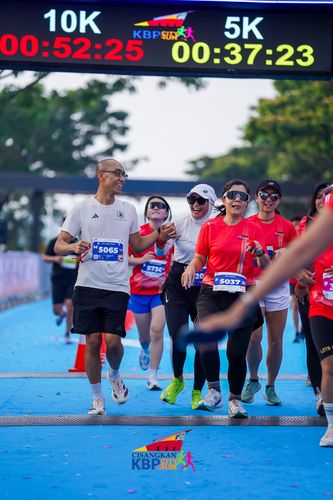 Race photo from CISANGKAN KBP CITY RUN 2025