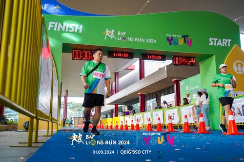 Race photo from BAF LIONS RUN 2024