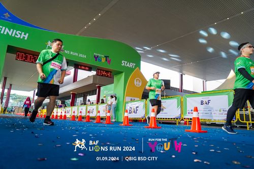 Race photo from BAF LIONS RUN 2024