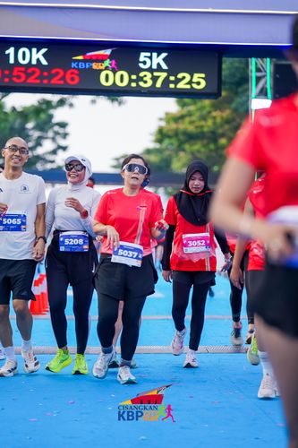 Race photo from CISANGKAN KBP CITY RUN 2025