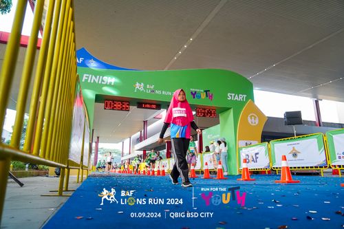 Race photo from BAF LIONS RUN 2024