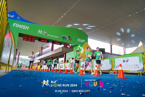 Race photo from BAF LIONS RUN 2024