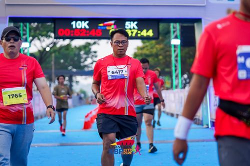 Race photo from CISANGKAN KBP CITY RUN 2025