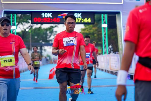 Race photo from CISANGKAN KBP CITY RUN 2025