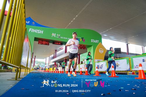 Race photo from BAF LIONS RUN 2024