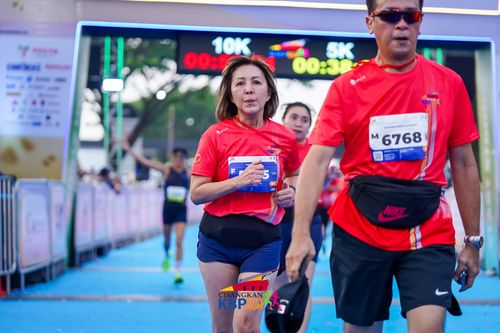 Race photo from CISANGKAN KBP CITY RUN 2025