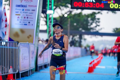 Race photo from CISANGKAN KBP CITY RUN 2025