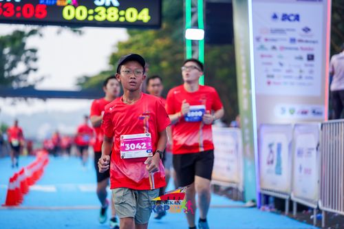 Race photo from CISANGKAN KBP CITY RUN 2025