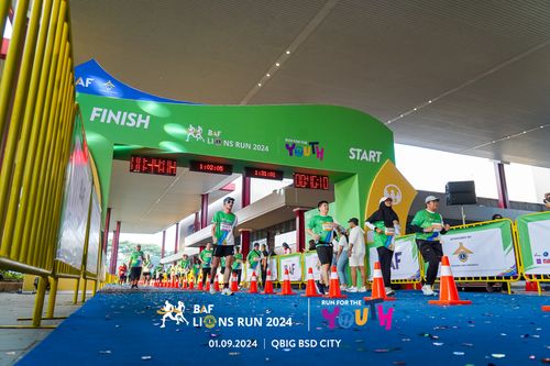 Race photo from BAF LIONS RUN 2024