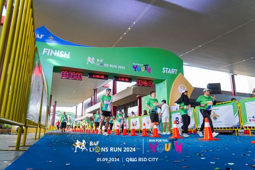 Race photo from BAF LIONS RUN 2024