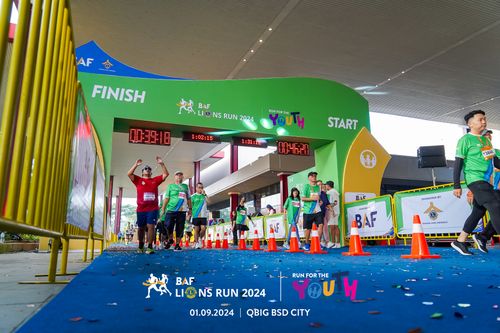 Race photo from BAF LIONS RUN 2024