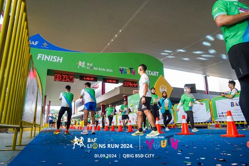 Race photo from BAF LIONS RUN 2024