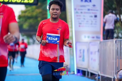 Race photo from CISANGKAN KBP CITY RUN 2025
