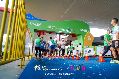 Race photo from BAF LIONS RUN 2024