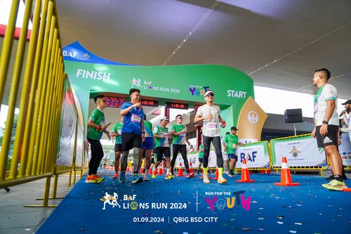 Race photo from BAF LIONS RUN 2024