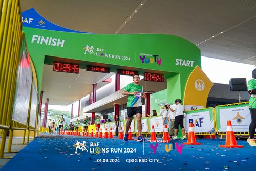 Race photo from BAF LIONS RUN 2024