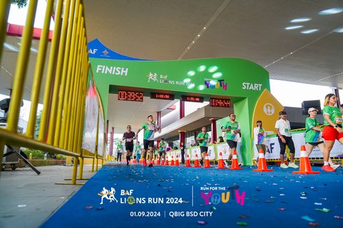 Race photo from BAF LIONS RUN 2024