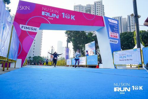 Race photo from Nu Skin Run 10K