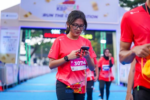 Race photo from CISANGKAN KBP CITY RUN 2025