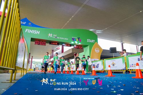 Race photo from BAF LIONS RUN 2024