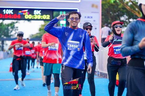 Race photo from CISANGKAN KBP CITY RUN 2025