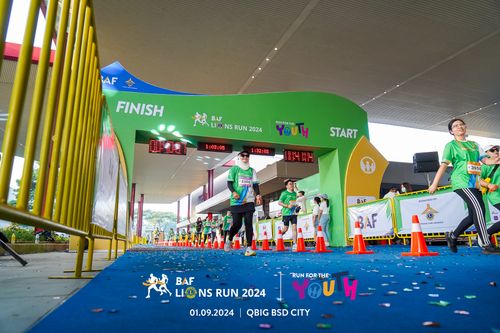 Race photo from BAF LIONS RUN 2024