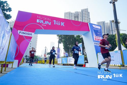 Race photo from Nu Skin Run 10K