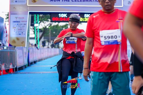 Race photo from CISANGKAN KBP CITY RUN 2025