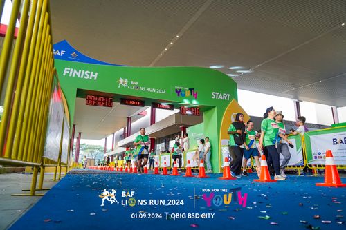 Race photo from BAF LIONS RUN 2024