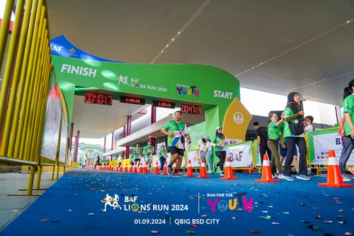 Race photo from BAF LIONS RUN 2024