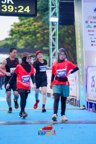 Race photo from CISANGKAN KBP CITY RUN 2025