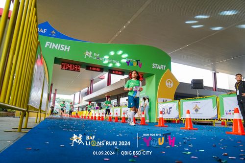 Race photo from BAF LIONS RUN 2024