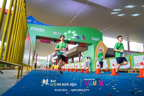 Race photo from BAF LIONS RUN 2024