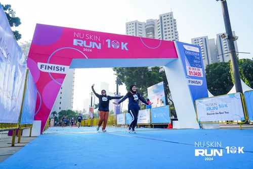 Race photo from Nu Skin Run 10K