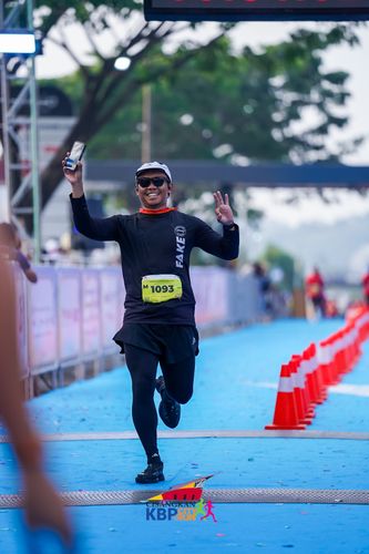 Race photo from CISANGKAN KBP CITY RUN 2025
