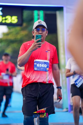 Race photo from CISANGKAN KBP CITY RUN 2025