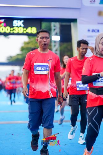 Race photo from CISANGKAN KBP CITY RUN 2025