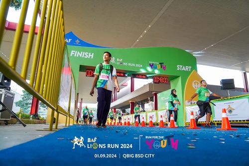 Race photo from BAF LIONS RUN 2024