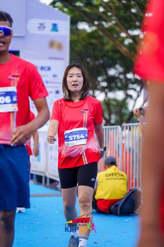 Race photo from CISANGKAN KBP CITY RUN 2025
