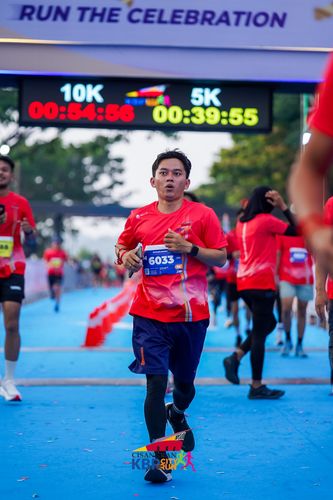 Race photo from CISANGKAN KBP CITY RUN 2025