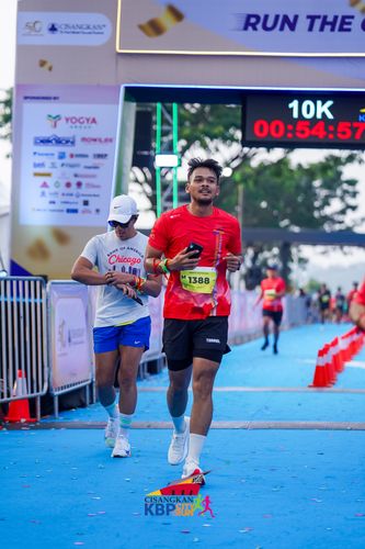 Race photo from CISANGKAN KBP CITY RUN 2025