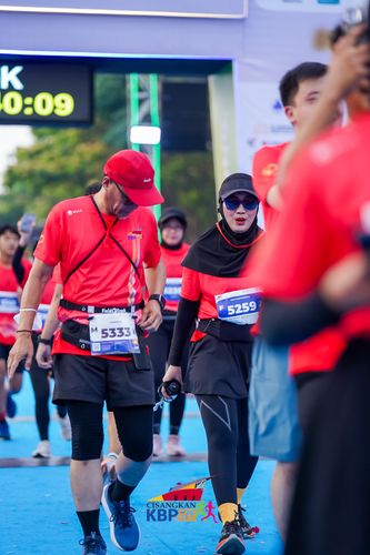 Race photo from CISANGKAN KBP CITY RUN 2025
