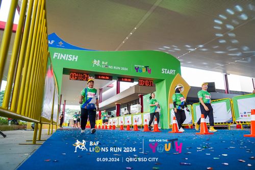 Race photo from BAF LIONS RUN 2024